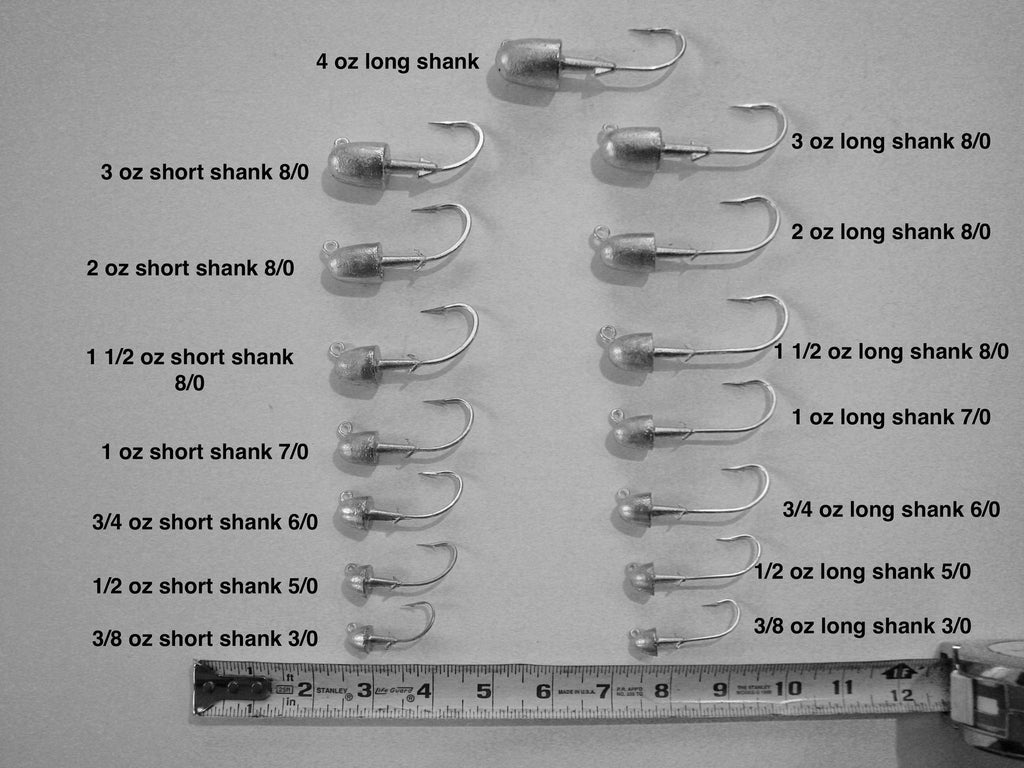 Bullet Heads for soft plastic