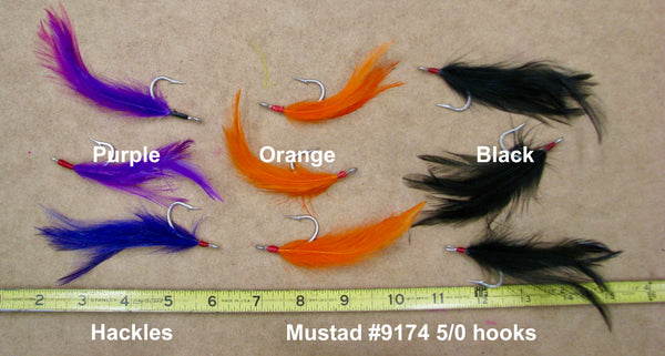 Dressed hooks, Hackles