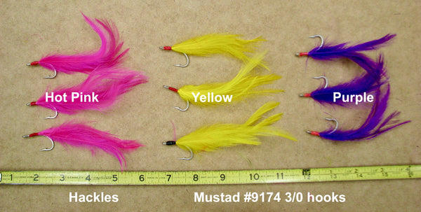Dressed hooks, Hackles