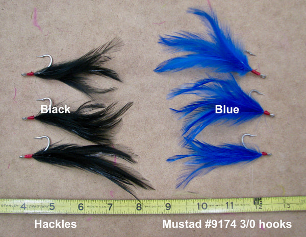 Dressed hooks, Hackles