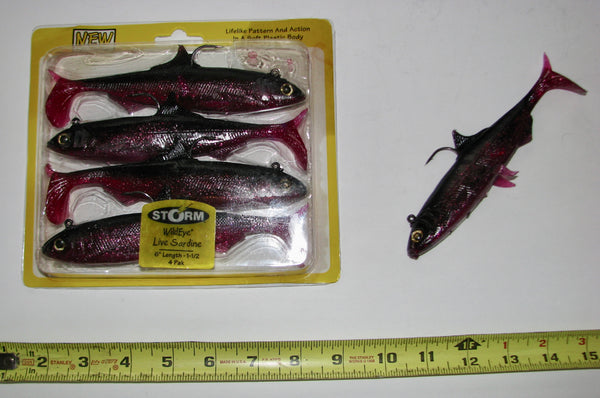 Storm Wildeye Sardines, 6", blurple