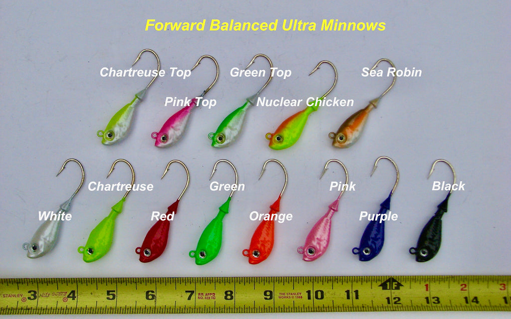 FB Ultra Minnows, Pre Painted.